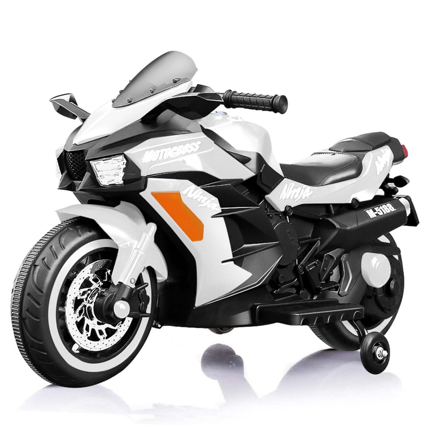 Electric Ride-On Motorbike for Kids - 12V Rechargeable 2-Wheel Car