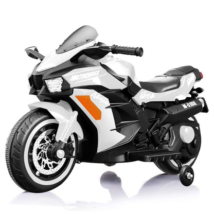 Electric Ride-On Motorbike for Kids - 12V Rechargeable 2-Wheel Car