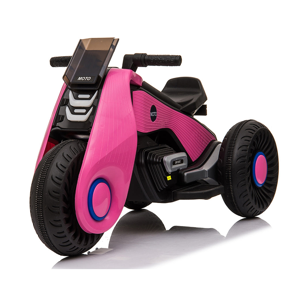 Electric Ride-On Motorcycle for Kids with Music, Horn, and Headlights - 3 Wheels