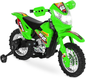 Electric Ride-On Motorcycle with Headlights, Training Wheels, and Treaded Tires - 2mph Top Speed