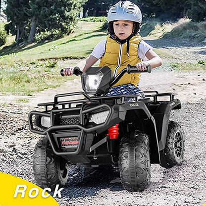 Electric Ride-On Toy Truck for Kids Ages 2-9 with 12V Battery and 4-Wheel Drive