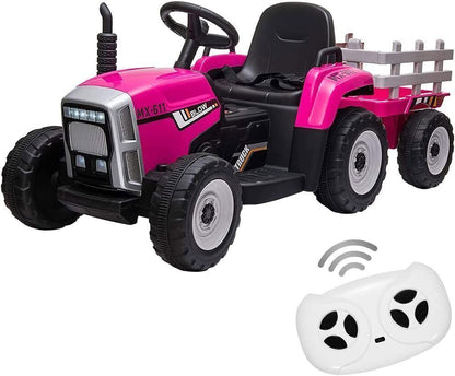 Electric Ride-On Toy Truck for Kids with Bluetooth MP3 and Remote Control - 12V