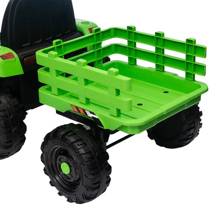 Electric Ride-On Tractor with Remote Control for Kids - 12V Battery Powered Toy Car