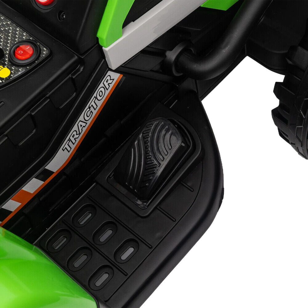 Electric Ride-On Tractor with Remote Control for Kids - 12V Battery Powered Toy Car