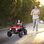 Electric Ride-On Truck for Kids with 3 Speeds and LED Lights - Perfect Gift for Young Drivers!