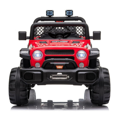 Electric Ride-On Truck for Kids with 3 Speeds and LED Lights - Perfect Gift for Young Drivers!