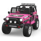 Electric Ride-On Truck for Kids with Remote Control, LED Lights, 2 Speeds, and MP3 Music