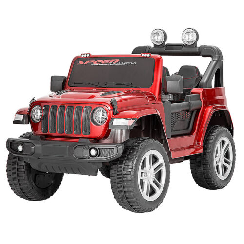 Electric Ride-On Truck for Kids with Remote Control, LED Lights, 3 Speeds, and Music