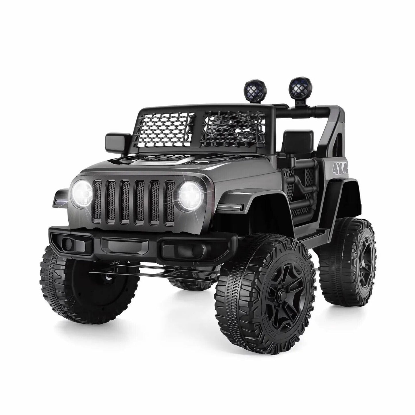 Electric Ride-On Truck for Kids with Remote Control, MP3 Player, and LED Lights - 24V/12V