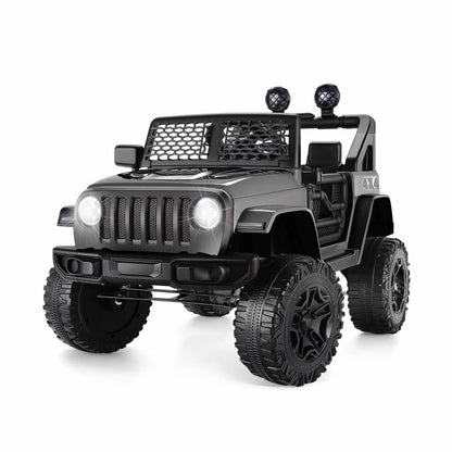 Electric Ride-On Truck for Kids with Remote Control, MP3 Player, and LED Lights - 24V/12V