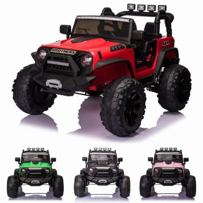 Electric Ride-On Truck for Kids with Remote Control, Music, and Lights - GT Toy Truck