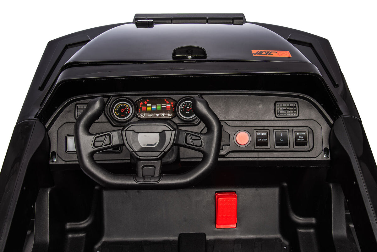 Electric Ride-On Truck for Kids with Remote Control, Music, LED Lights, and USB MP3