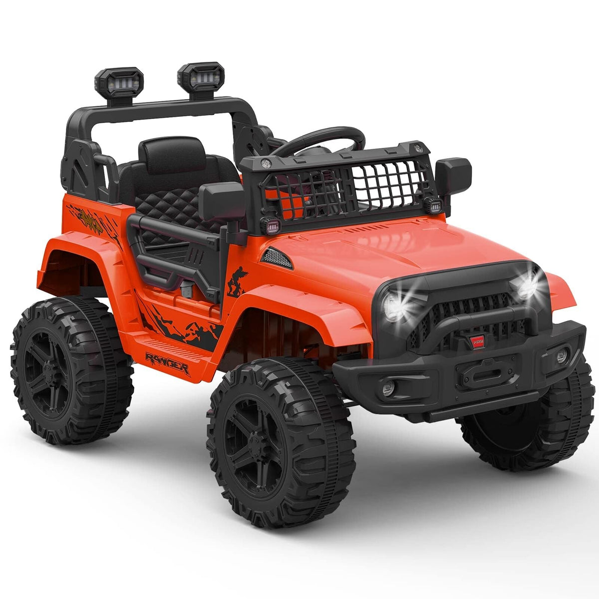 Electric Toy Jeep for Kids with Bluetooth Remote Control - Perfect Xmas Gift!