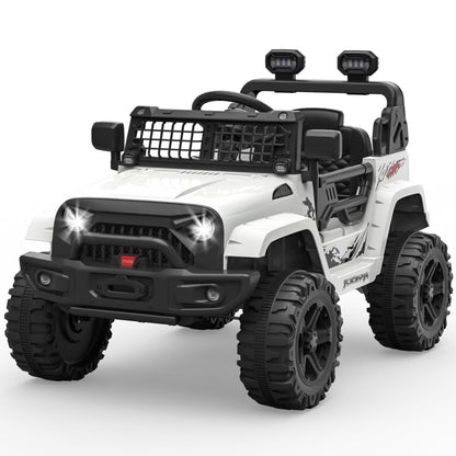 Electric Toy Truck for Kids with Bluetooth and Remote Control - 12V Ride On Car