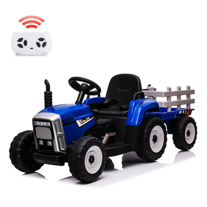 Electric Tractor Remote Control with Headlights for Kids Ages 3-6