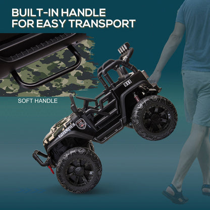 Electric UTV Truck for Kids with Bluetooth Music and Dual Motors