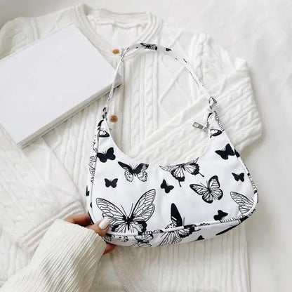 Elegant Pure Color Shoulder Underarm Bags, Casual Ladies Zipper Small Purse Top-handle Handbag For Ladies And Girls
