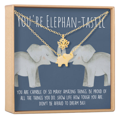 Elephant Lover Necklace, Multiple Styles