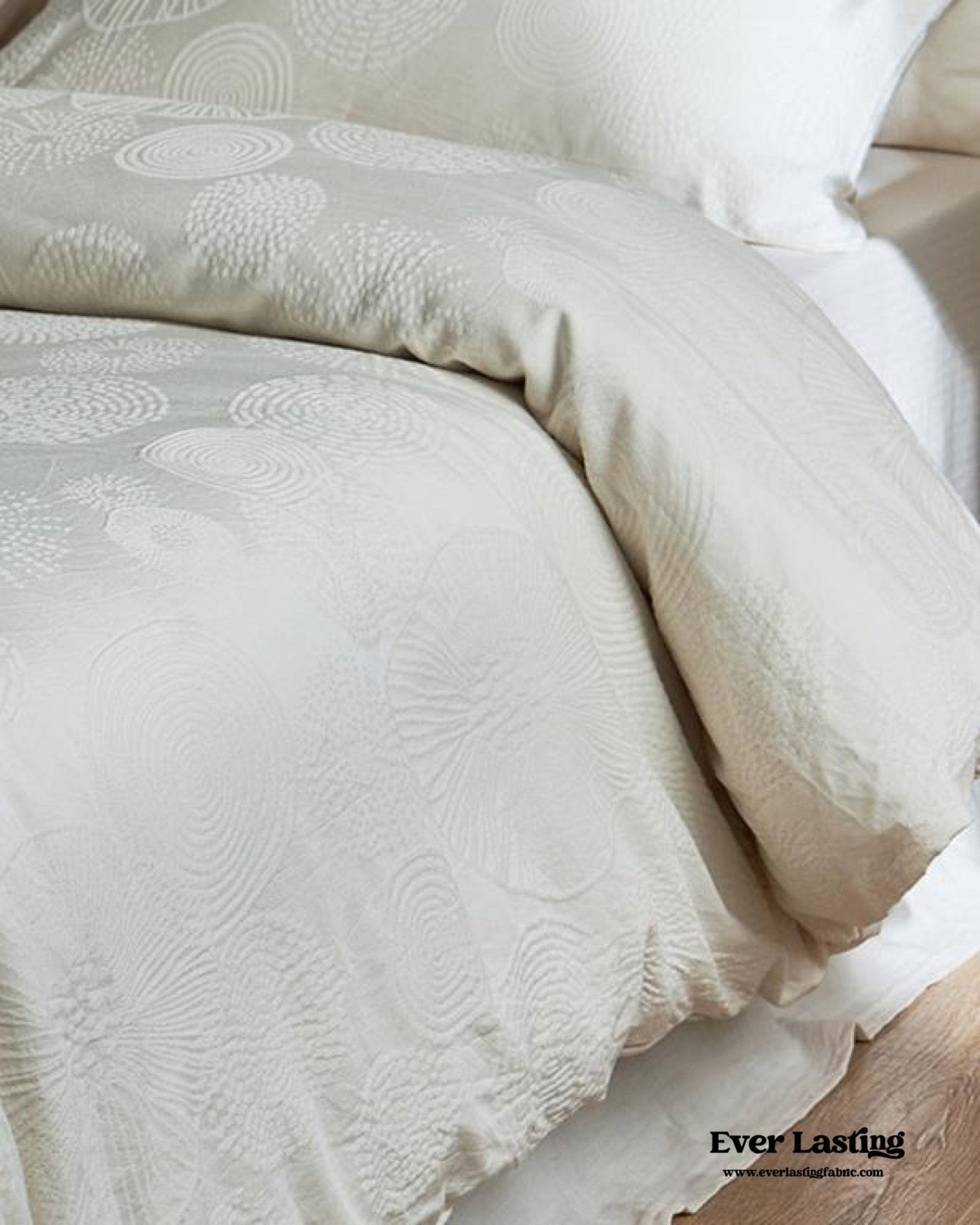Elin Tencel Silky Jacquard Bedding Set / Bouquet