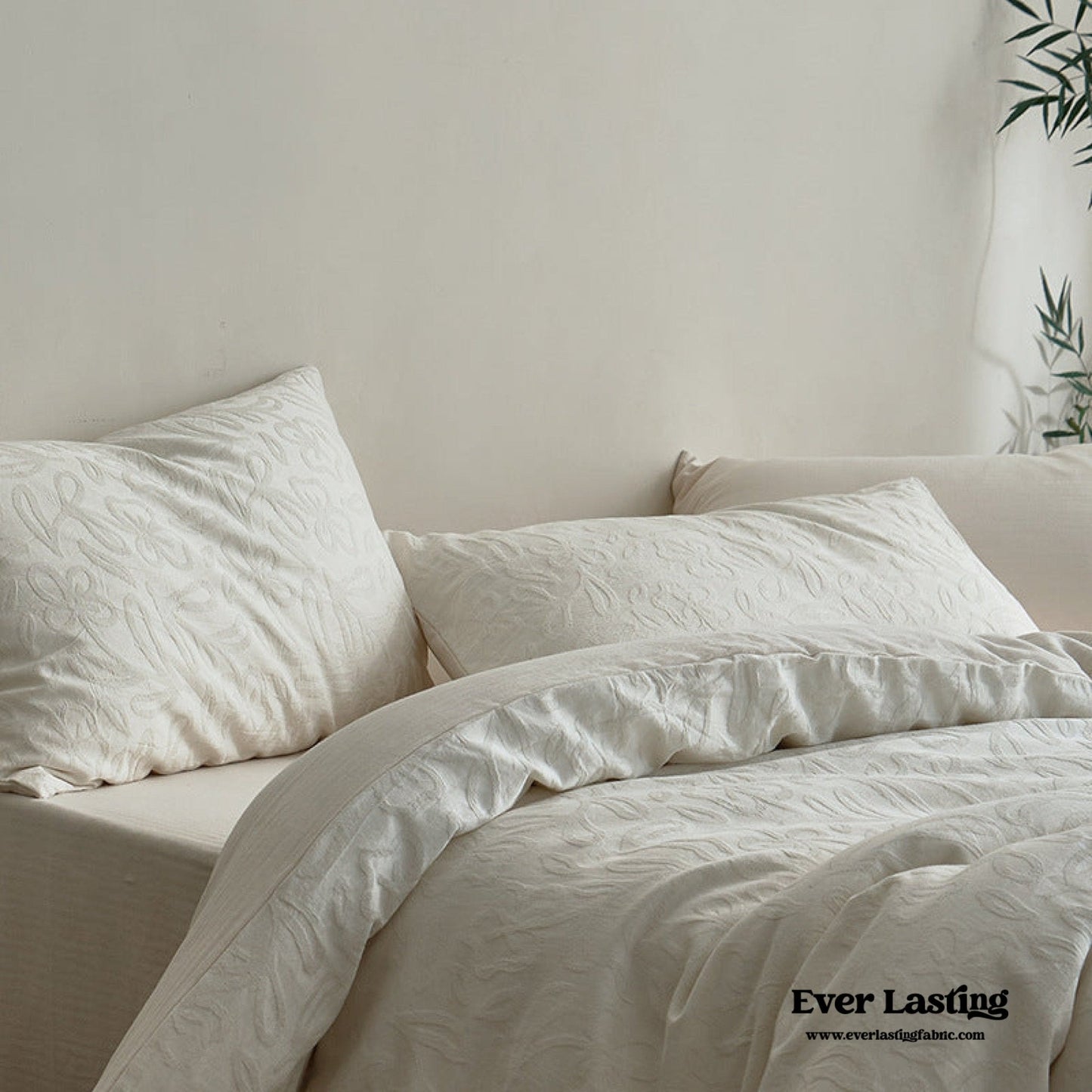 Elin Tencel Silky Jacquard Bedding Set / Garden