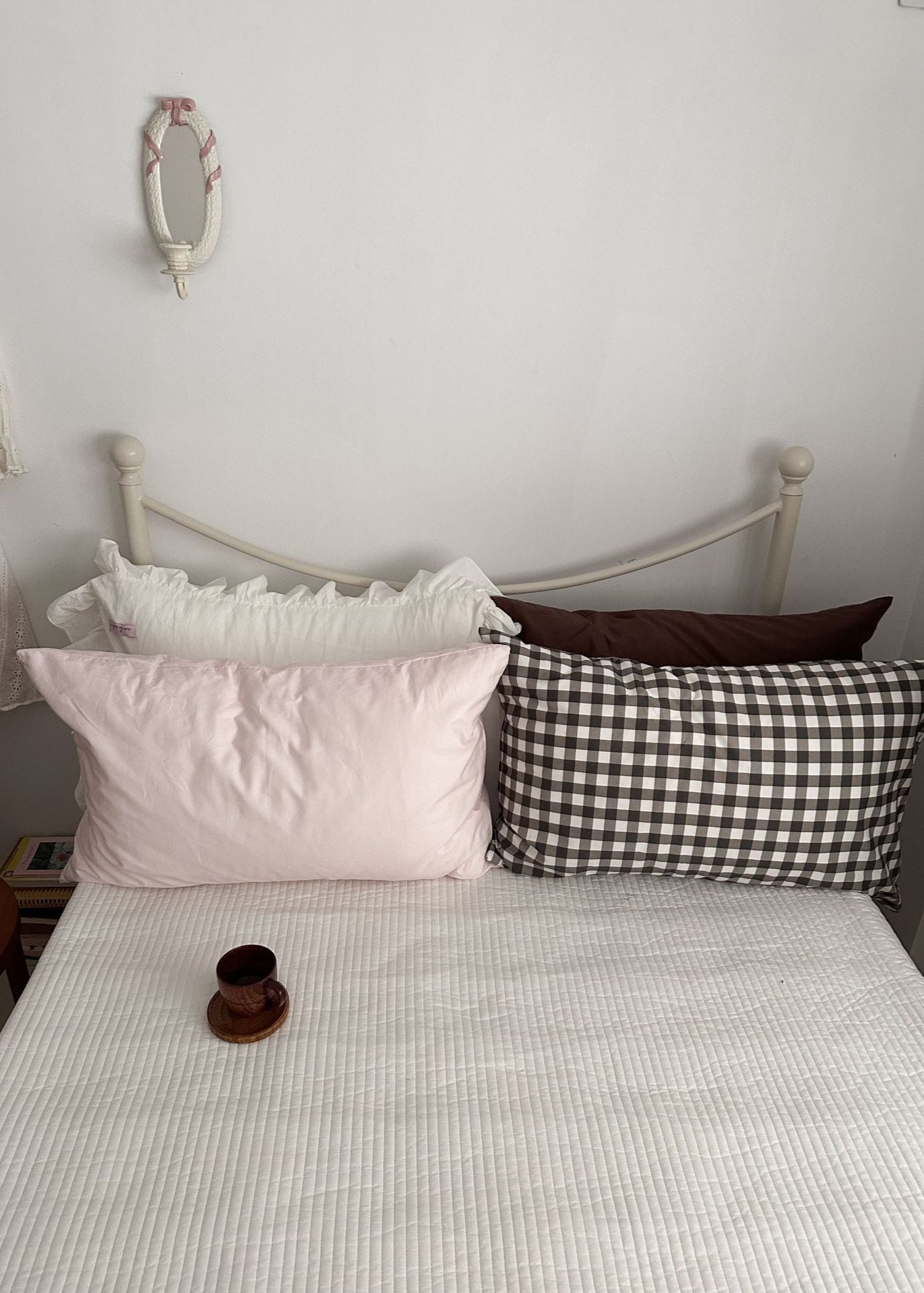 Ella Pure Cotton Pillowcases / Pink