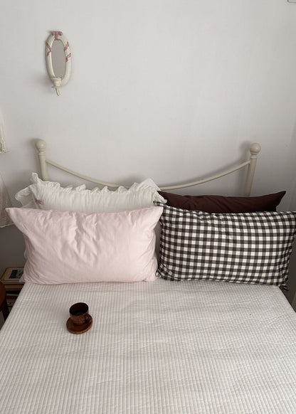 Ella Pure Cotton Pillowcases / Pink