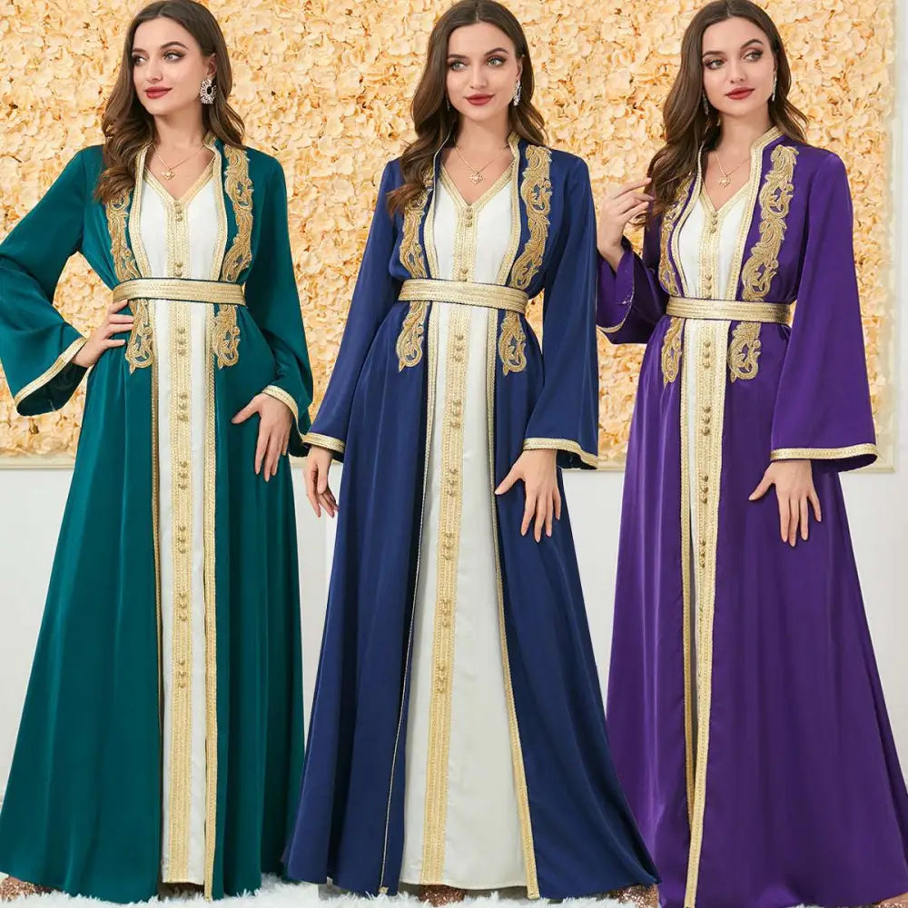 Embroidered Long Sleeve Foreign Trade Dress