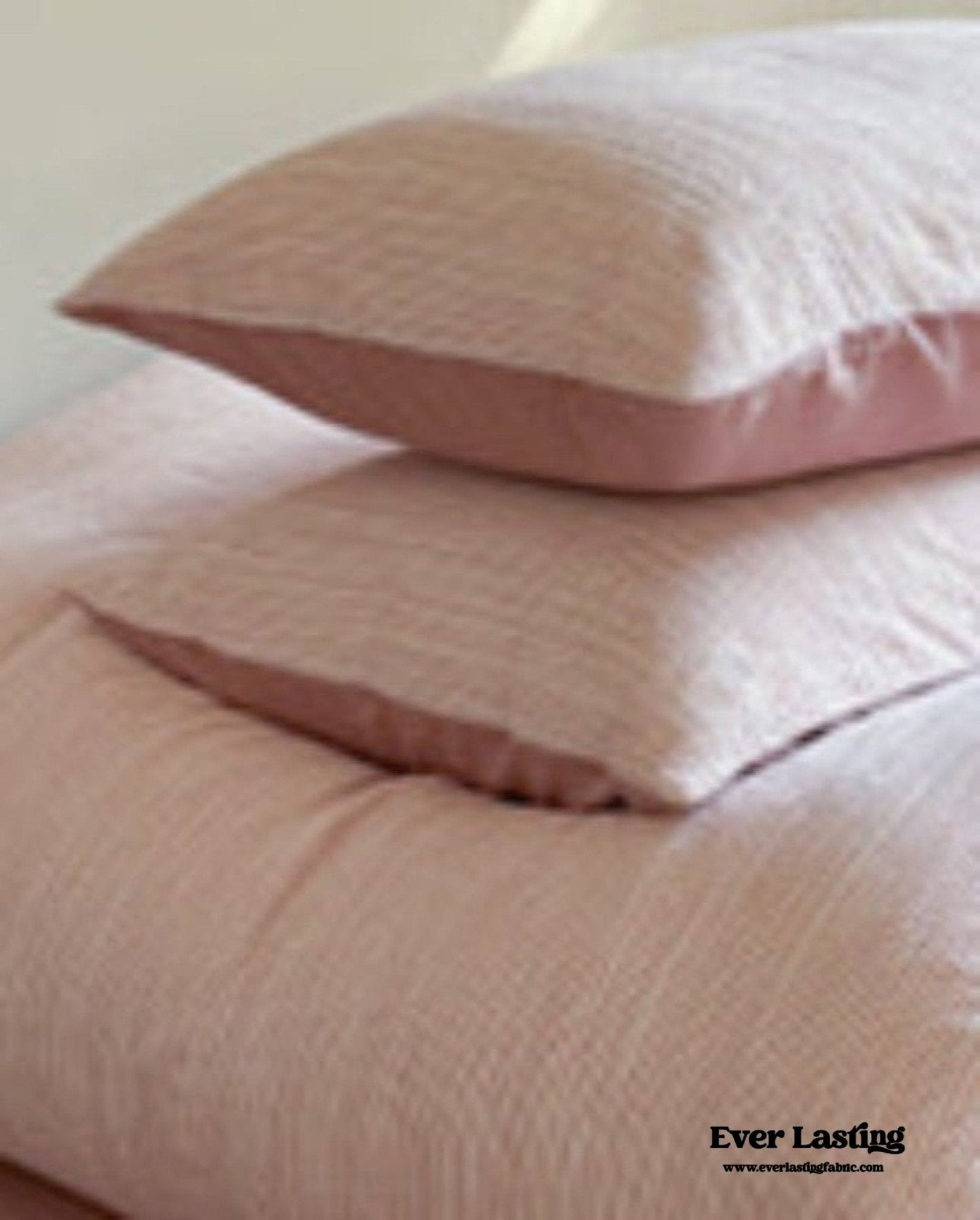 Emma Duo Striped Jacquard Bedding Set / Brown