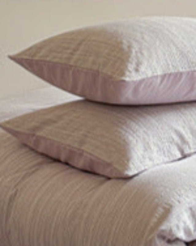 Emma Duo Striped Jacquard Bedding Set / Green