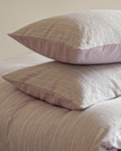 Emma Duo Striped Jacquard Bedding Set / Green