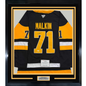 Framed Autographed/Signed Evgeni Malkin 35x39 Pittsburgh Penguins Authentic Black Hockey Jersey Fanatics COA