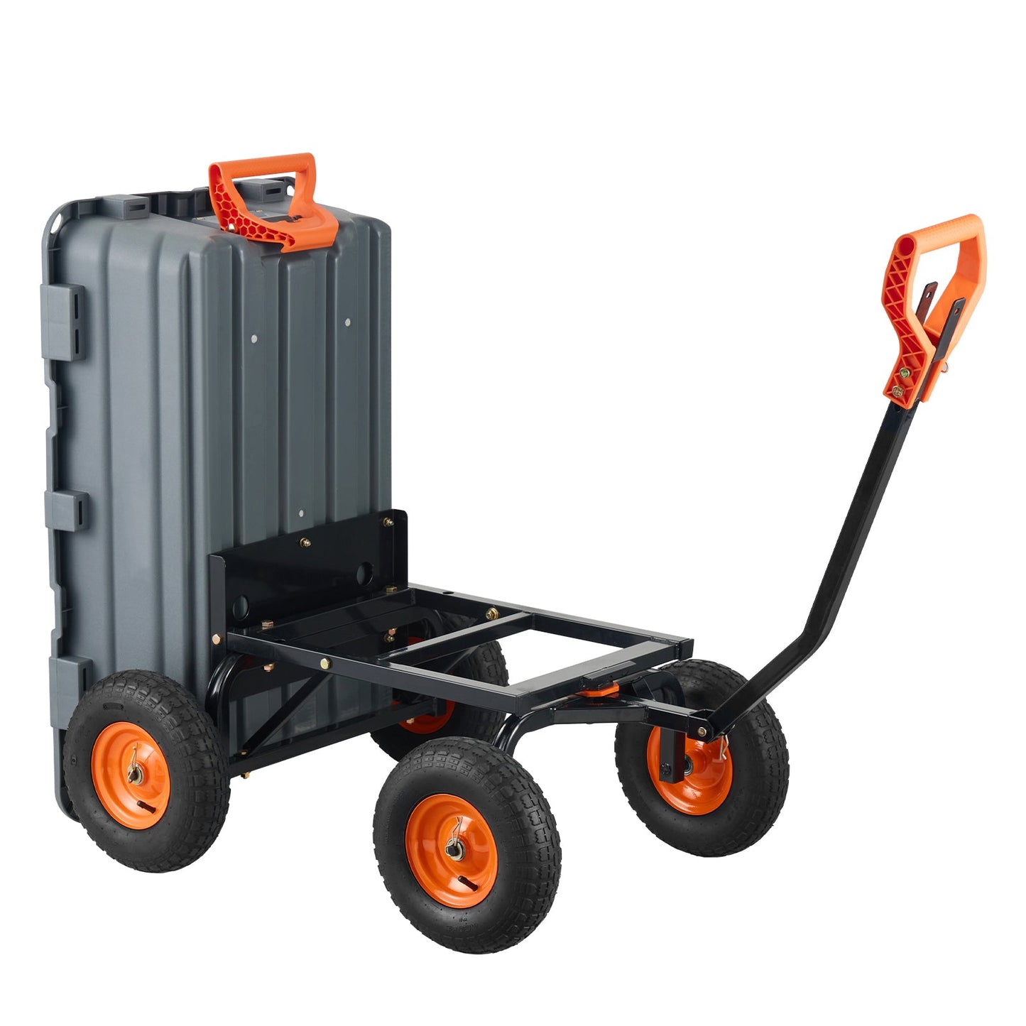 Dump Cart with Poly Body and Steel Frame