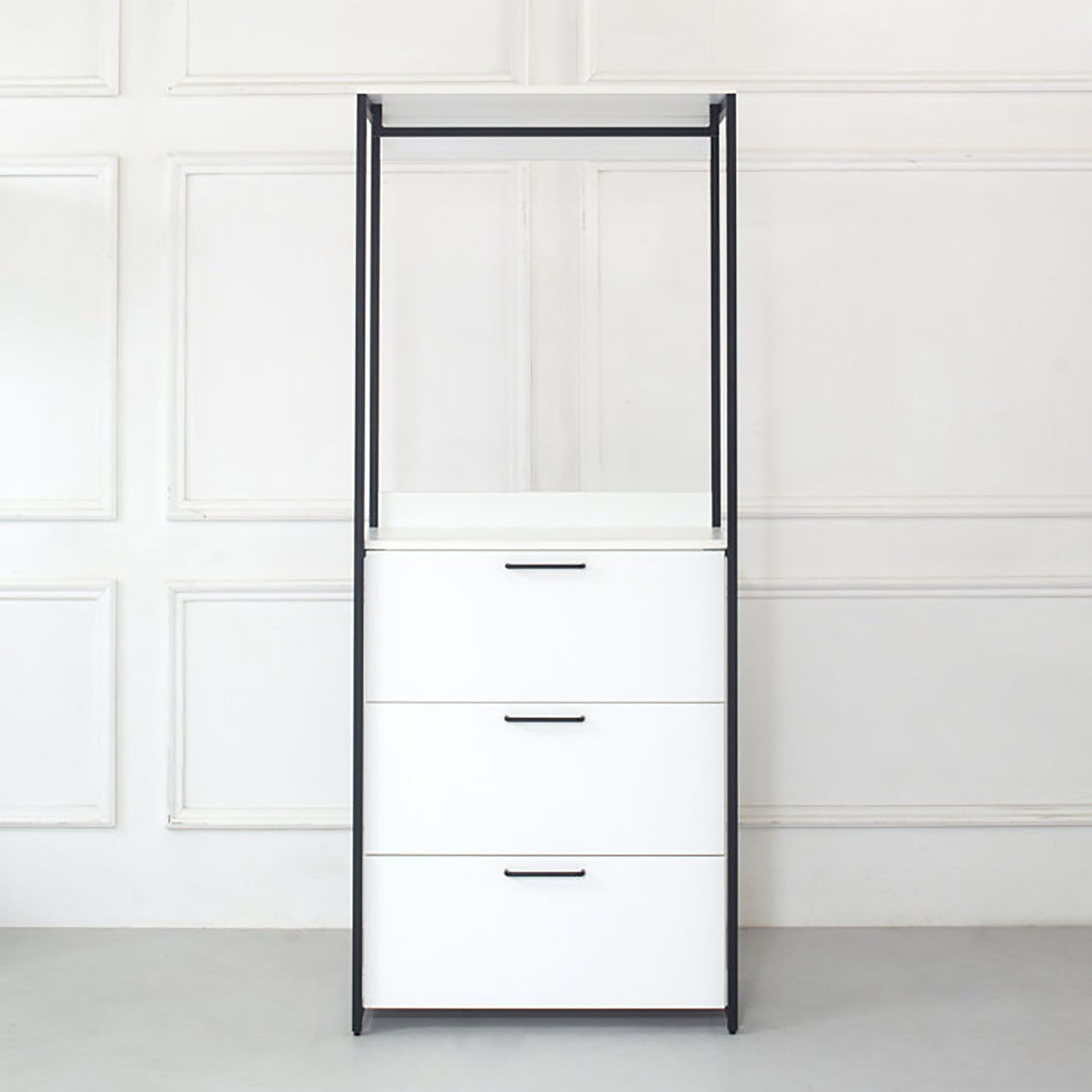 Fiona - Freestanding 3 Tower Closet System, 7 Shelf Walk-In - White