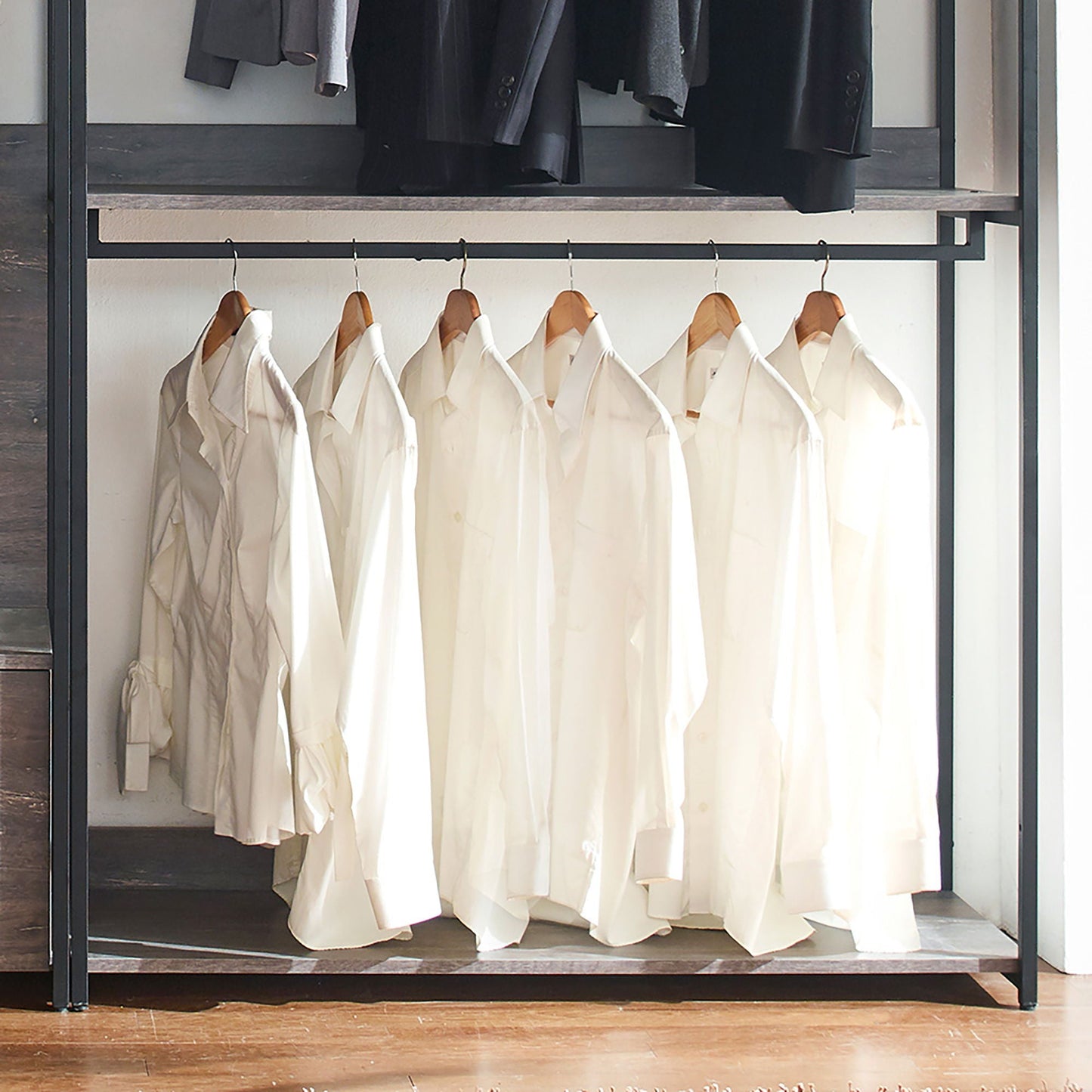 Monica - Walk-In Closet System & Modular Design - Rustic