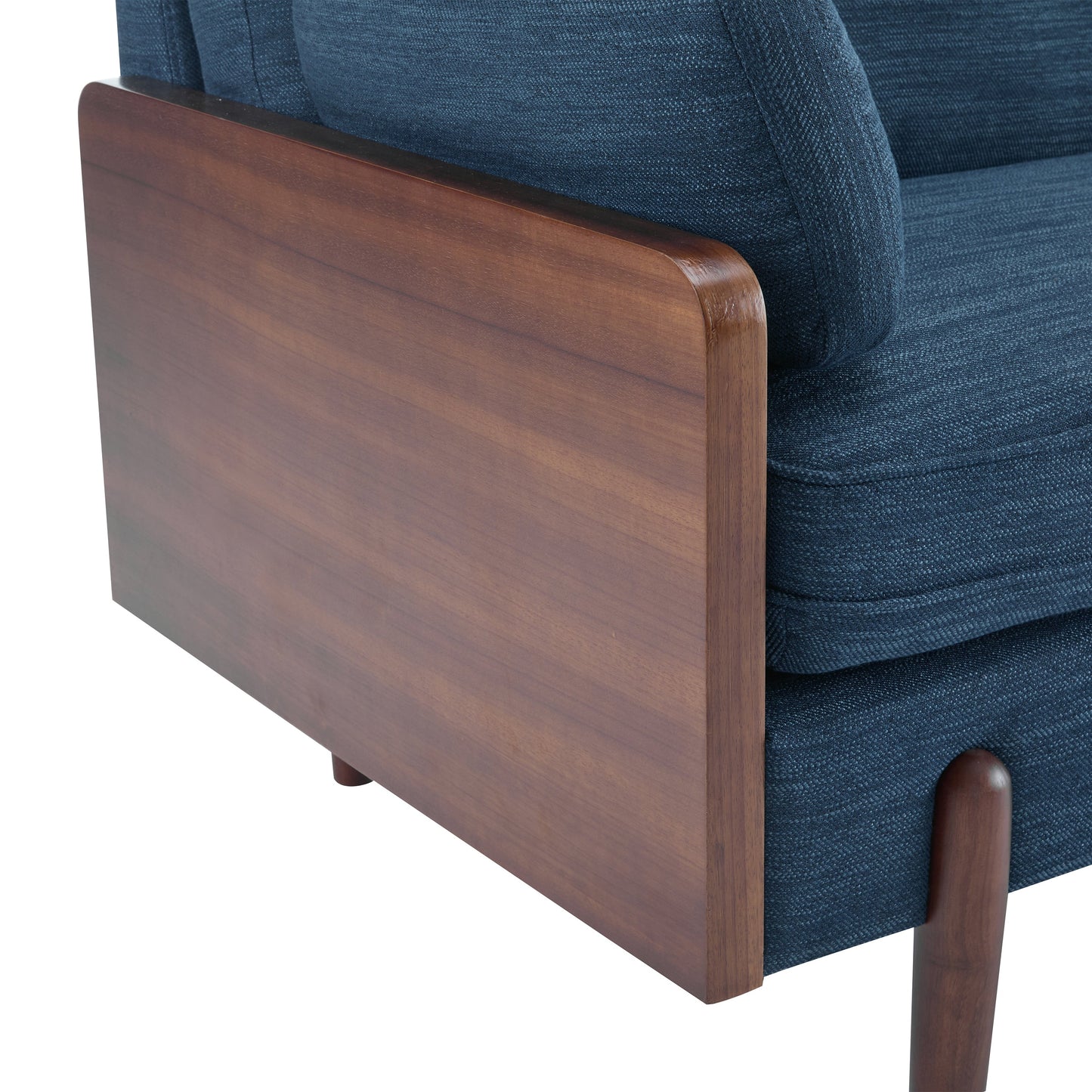 Mid-Century Modern Sofa - Navy