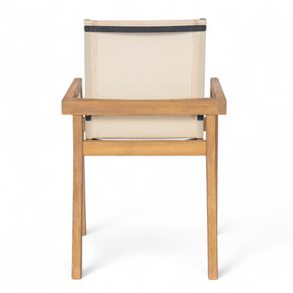 Belfast - Dining Chair With Acacia Wood Frame And Seating (Set of 2)