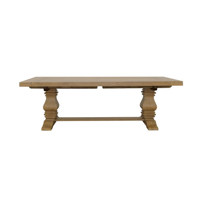 Florence 126-inch Extension Dining Table Rustic Honey