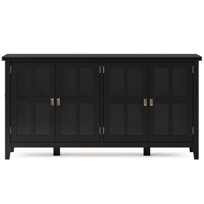 Artisan - Handcrafted Wide 4 Door Storage Cabinet