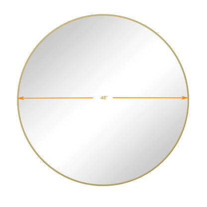 Wall Circular Mirror Metal Framed Mirror Round Vanity Mirror Dressing Mirror, For Bathroom, Living Room, Bedroom Wall Decor
