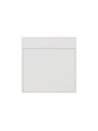 Modern Bathroom Mirror Cabinet with Open Shelves