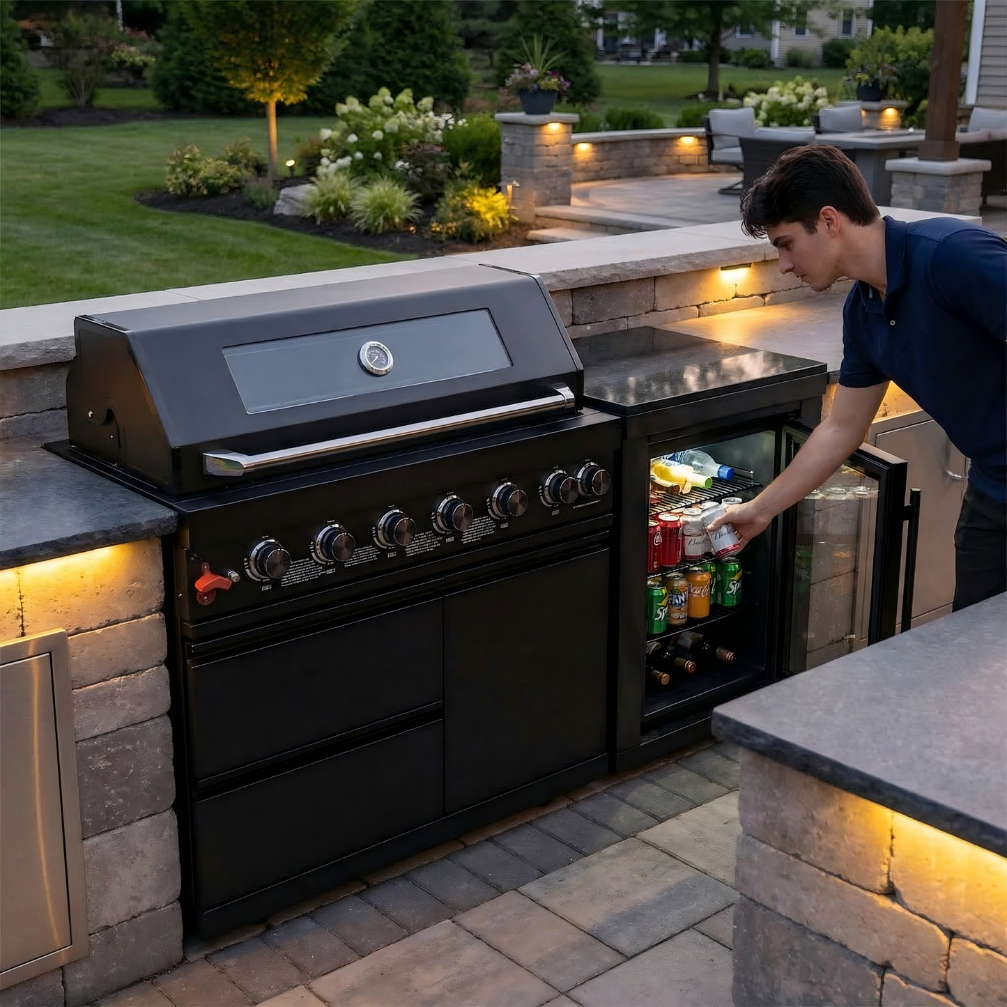 6-Burner Propane Gas Grill