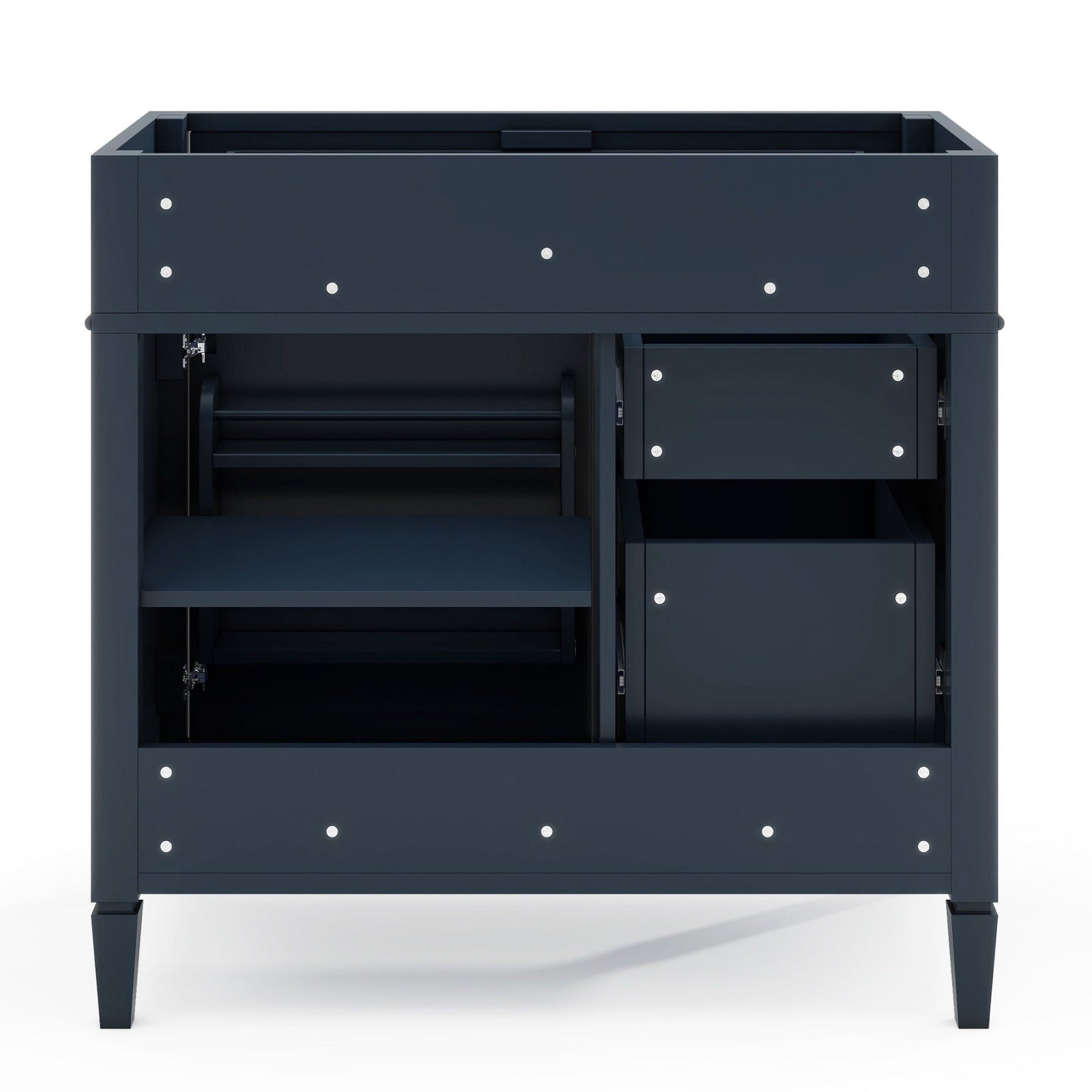 Bathroom Vanity With 2 Drawers And Tip-Out Drawer, Storage Cabinet