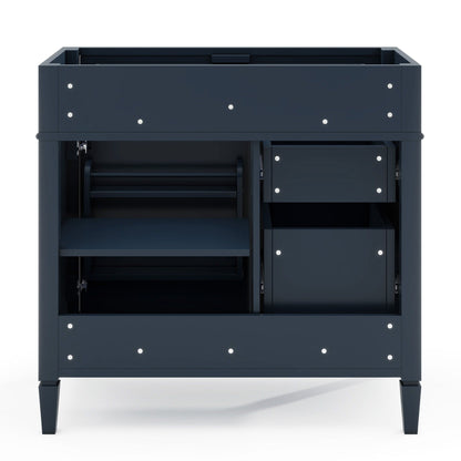 Bathroom Vanity With 2 Drawers And Tip-Out Drawer, Storage Cabinet