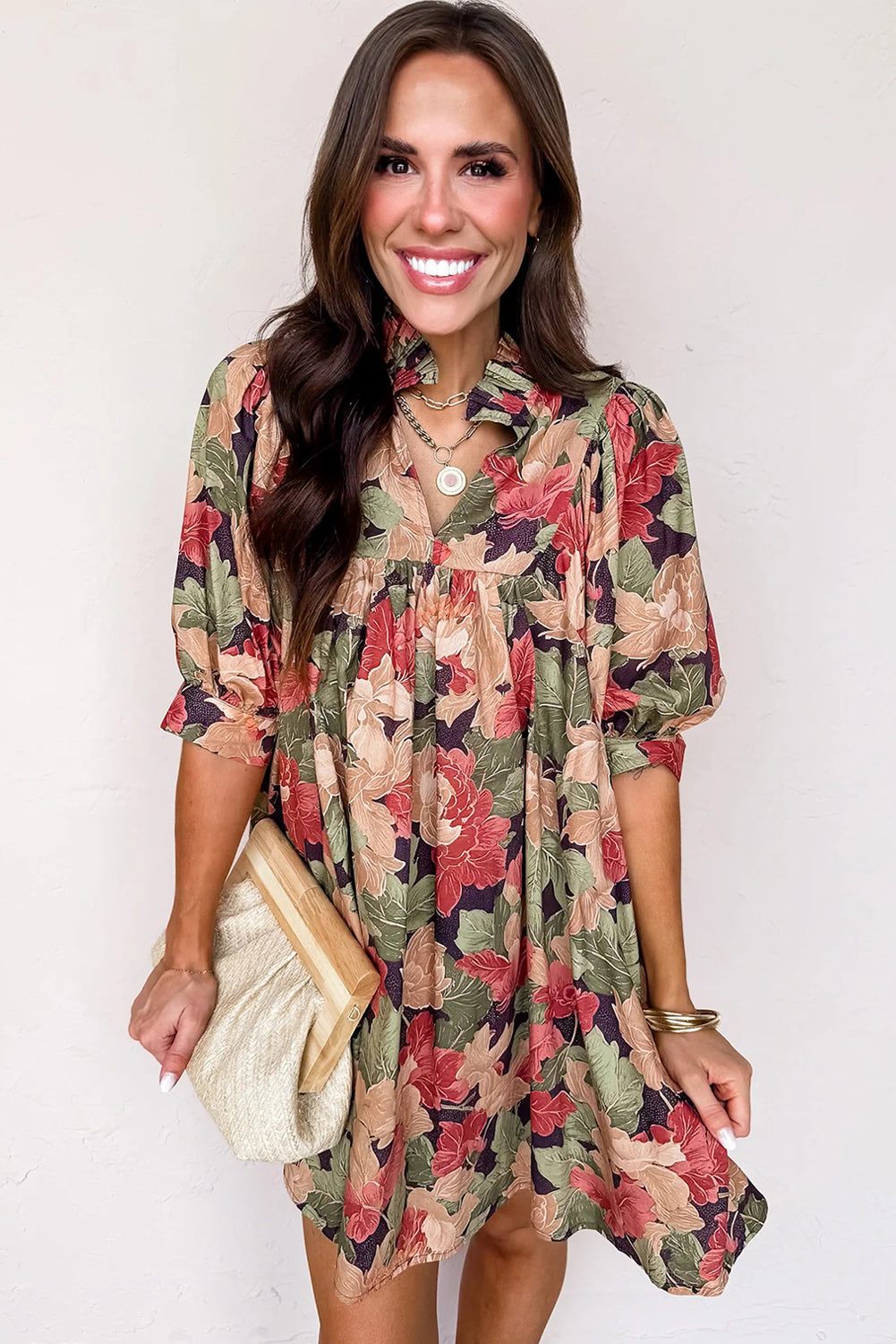 Annika Half Sleeve Mini Dress
