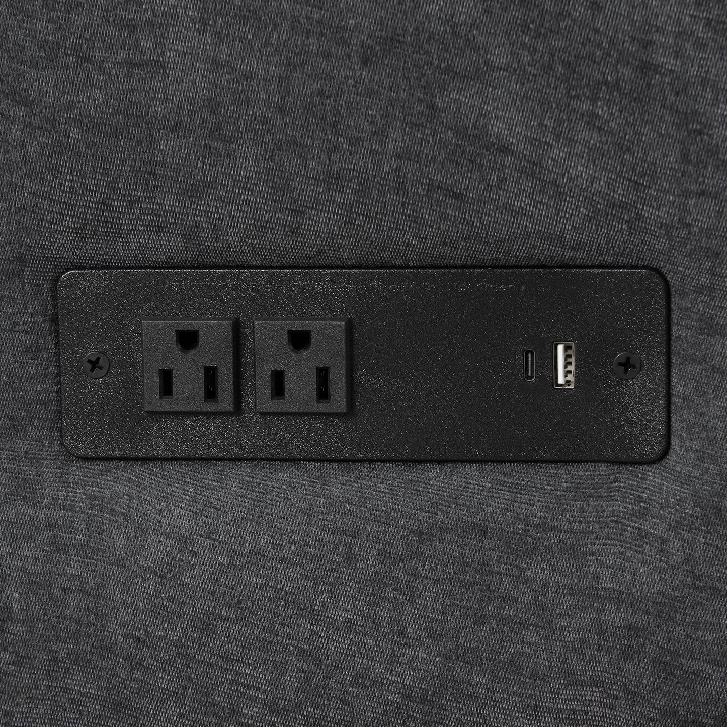 L-Shaped Sofa Convertible Sofa Bed Pull Out Sofa Sleeper With Two Back Pillows, Two USB Ports And Two Power Sockets For Living Room