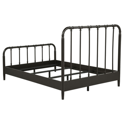 Rocco All Wood Water Pipe Open Frame Full Bed Dark Bronze