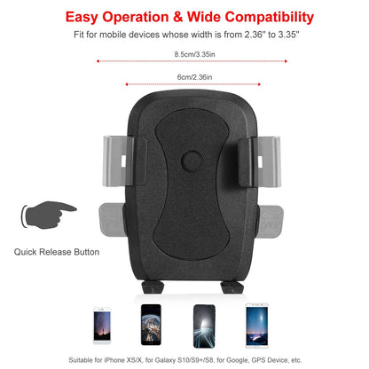 Car Phone Mount Universal 360¡ Rotation Phone Holder Air Vent Car Phone Mount Stand for iPhone XS/XS Max/XS/X Galaxy S10/S9+/S8 Google Huawei