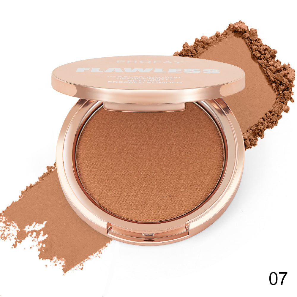 PHOFAY Matte Setting Pressed Powder