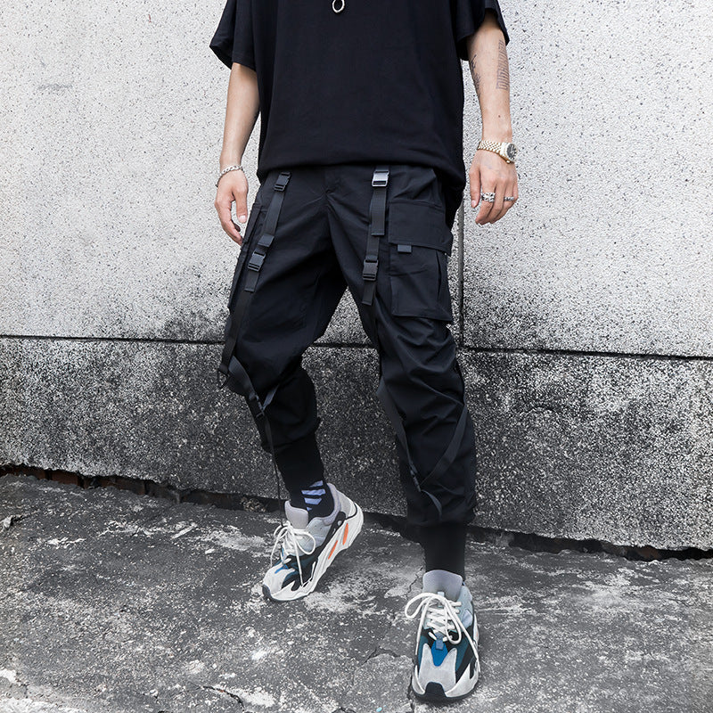Men's Fashionable Pocketed Cargo Jogger Pants