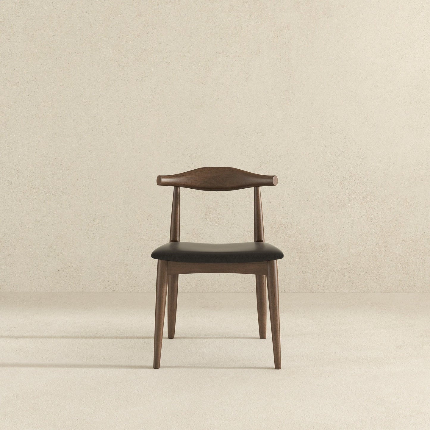 Destiny - Dining Chairs (Set of 2) - Black / Dark Brown